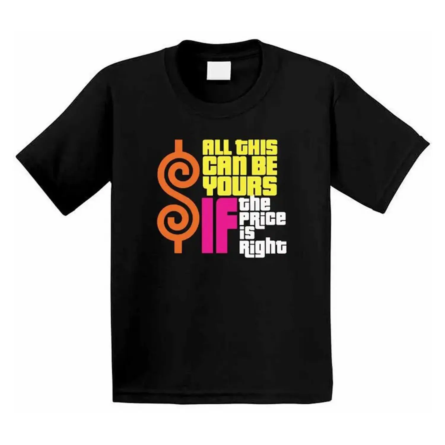 100% Premium Cotton Short-Sleeve T-Shirt, Casual Fashion Piece with "All This Can Be Yours If The Price Is Right" Graphic - Sports & Outdoor Top