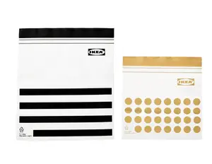 ISTAD Resealable Bags – Patterned Black/Yellow – 34 oz & 14 oz