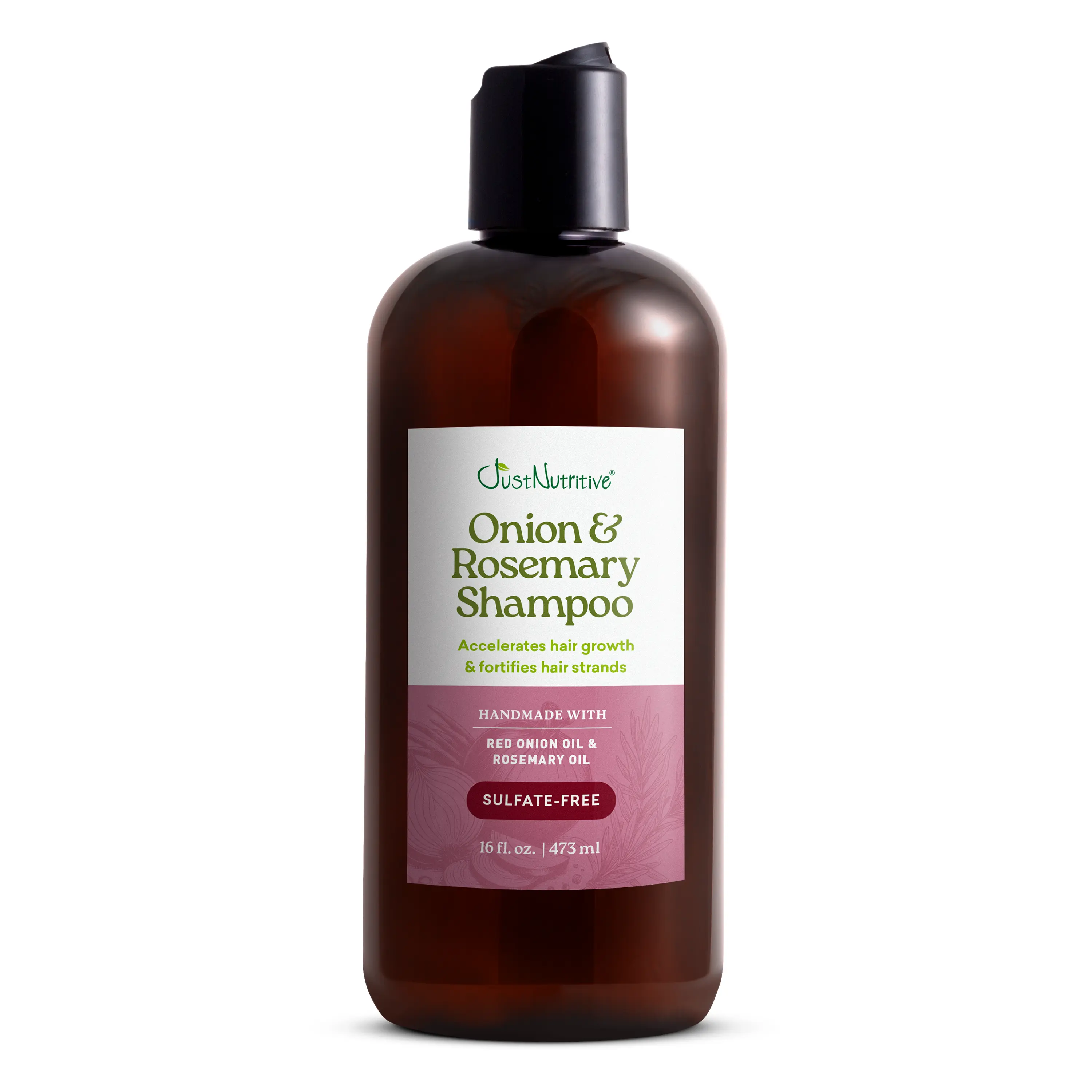 Onion & Rosemary Nourishing, Moisturizing, Cleansing, Soothing Oil-Infused Hair Shampoo