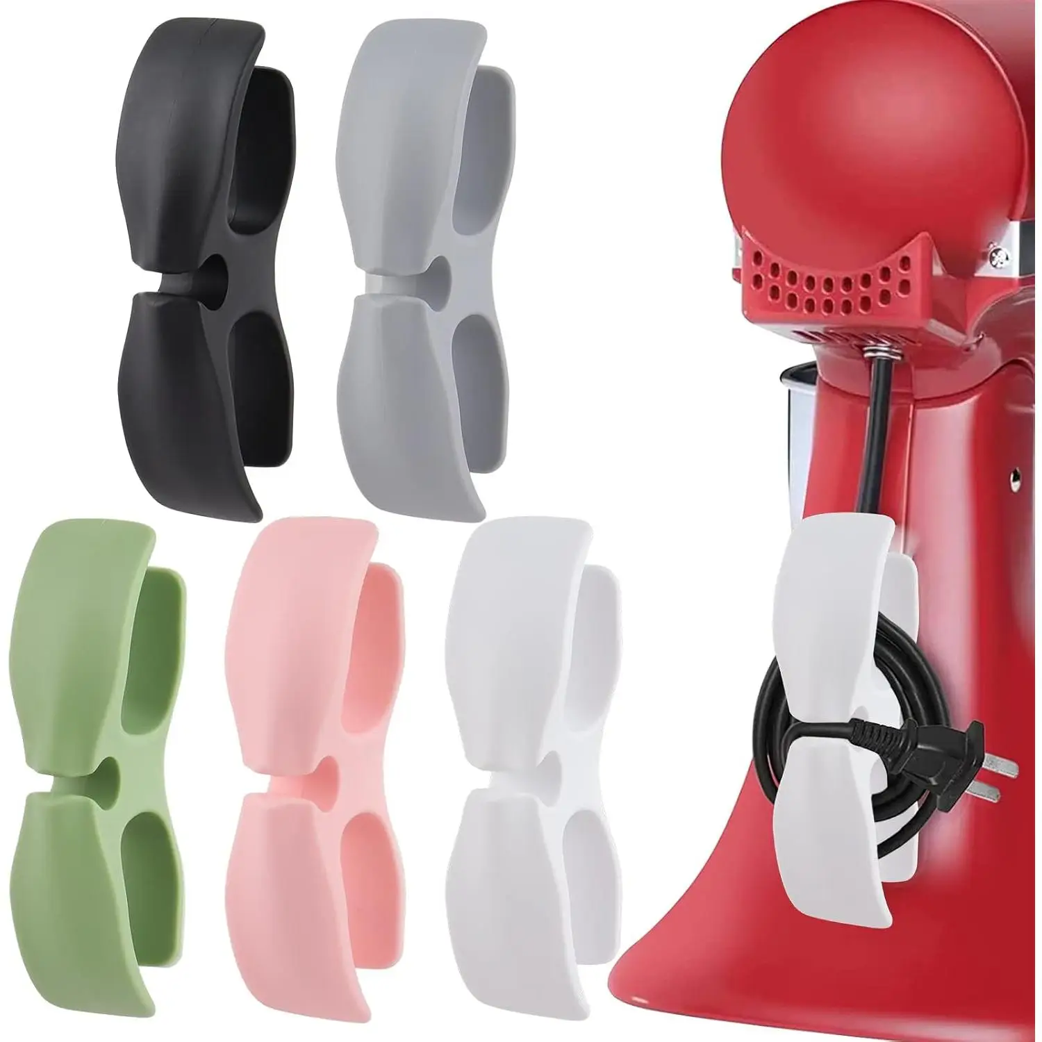 Cord Organizer for Appliances - 5 Pack Wrapper Home with Storage Holder
