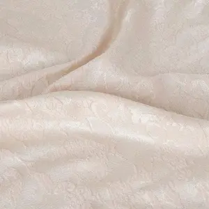 3D Embossed Jacquard Fabric, Shiny Metallic Thread Weave, Perfect for Fashion Clothing Dresses Coats Crafts, Elegant Design