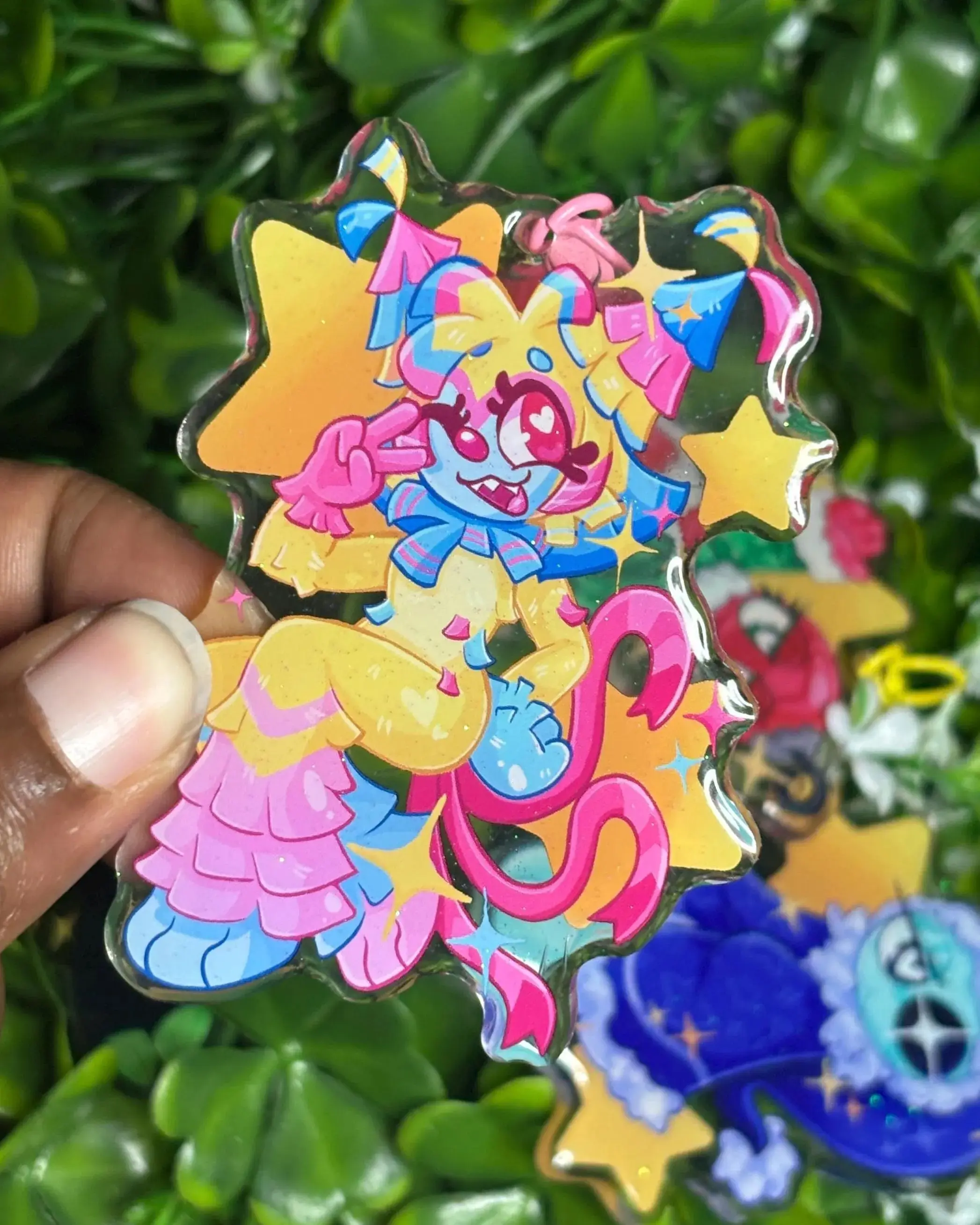 Dandy World Toon Keychain | Vee, Yatta, Astro, Bobbette | Dandy's