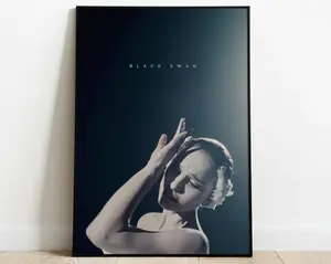 Black Swan Movie Poster , Black Swan Minimalist Movie Print, Movie Wall Art, Printable Wall Art , Movie Print, Gift Idea