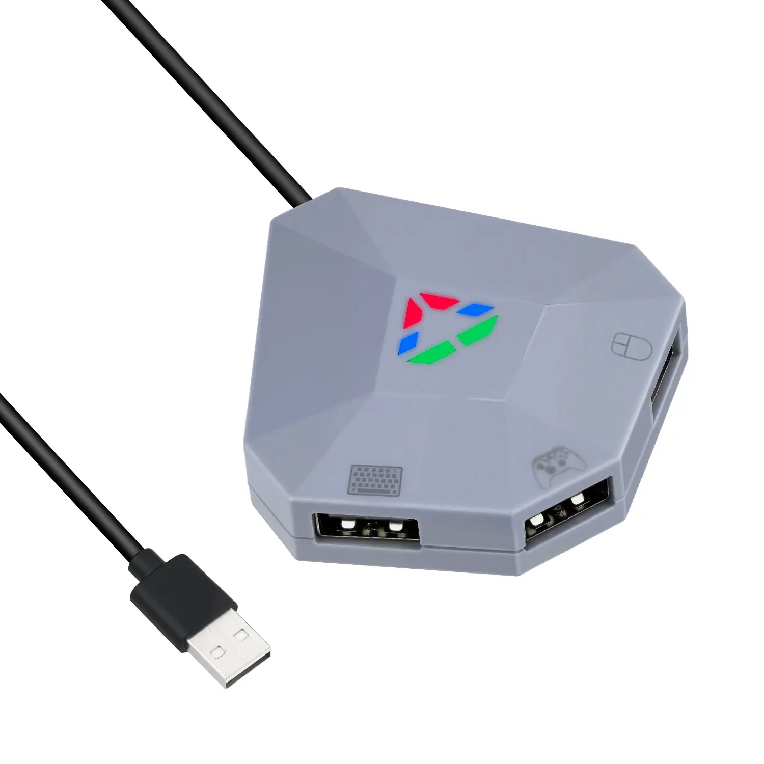 Mcbazel Plastic-Body Multi-Device Mouse & Keyboard Converter (USB Default) - Gaming Accessories for Gamers, Nintendo Switch, Xbox 1/X-Xbox Series, PS4, PS3, PC
