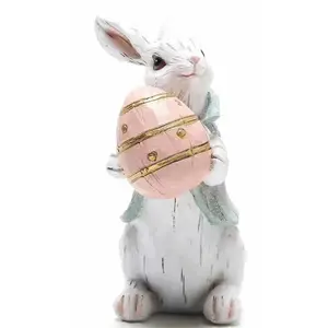 Easter Bunny Decorations, Spring Home Decor, Bunny Figurines, Gifts, Easter Rabbit, Perfect for Holiday Celebrations