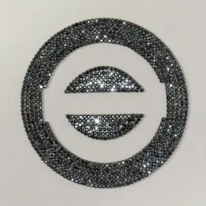 Shiny Rhinestone Logo Stickers for Nissan, Fashion Interior Decoration for Girls and Women