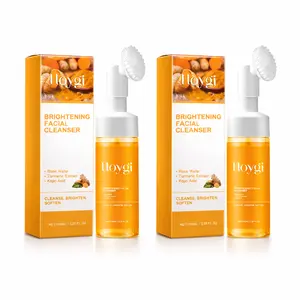 BUY ONE GET ONE FREE! Turmeric Face Wash (Gentle Type) Skin Care  for Women & Men Turmeric + Kojic Acid Foaming Facial Cleanser Coconut Soothing Cleanser Comfort