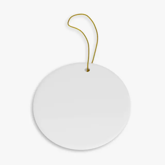 Sublimation Blank Ceramic Ornaments