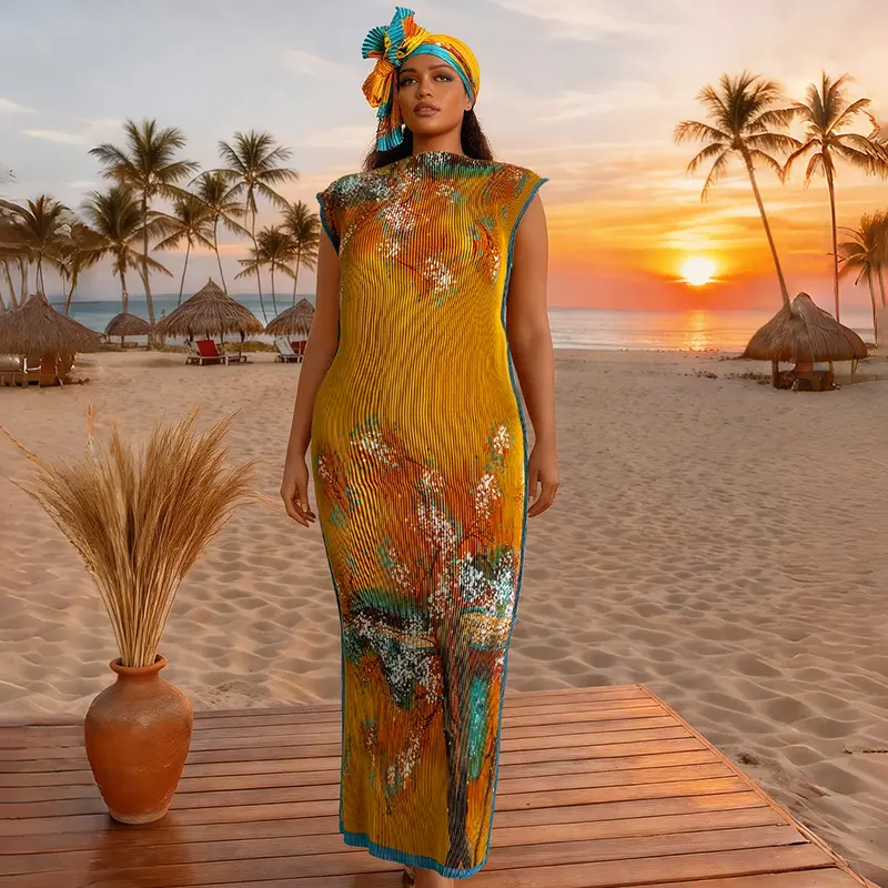 Women's Elegant Animal Print Long Dress Set, Slim-Fitting Moo Moo Skirt & Scarf, Beach Sun Protection Shawl, All Seasons Fashion, Accessory, Womenswear, Lady Women's Elegant Animal Print Long Dress Set, Slim-Fitting Moo Moo Skirt & Scarf, Beach Sun Protection Shawl, All Seasons Fashion, Accessory, Womenswear, Lady