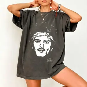 Bruno The Hooligan The Romantic Tour Unisex Shirt, Vintage White Portrait Graphic Oversized Tee, Perfect Gift for Bruno Fans