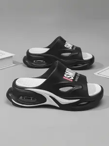 Trendy Thick Sole Sandals for Men and Women, Summer Outdoor Breathable Flip Flops, Casual Sports Beach Slippers, Slide, All Seasons Comfort Footwear
