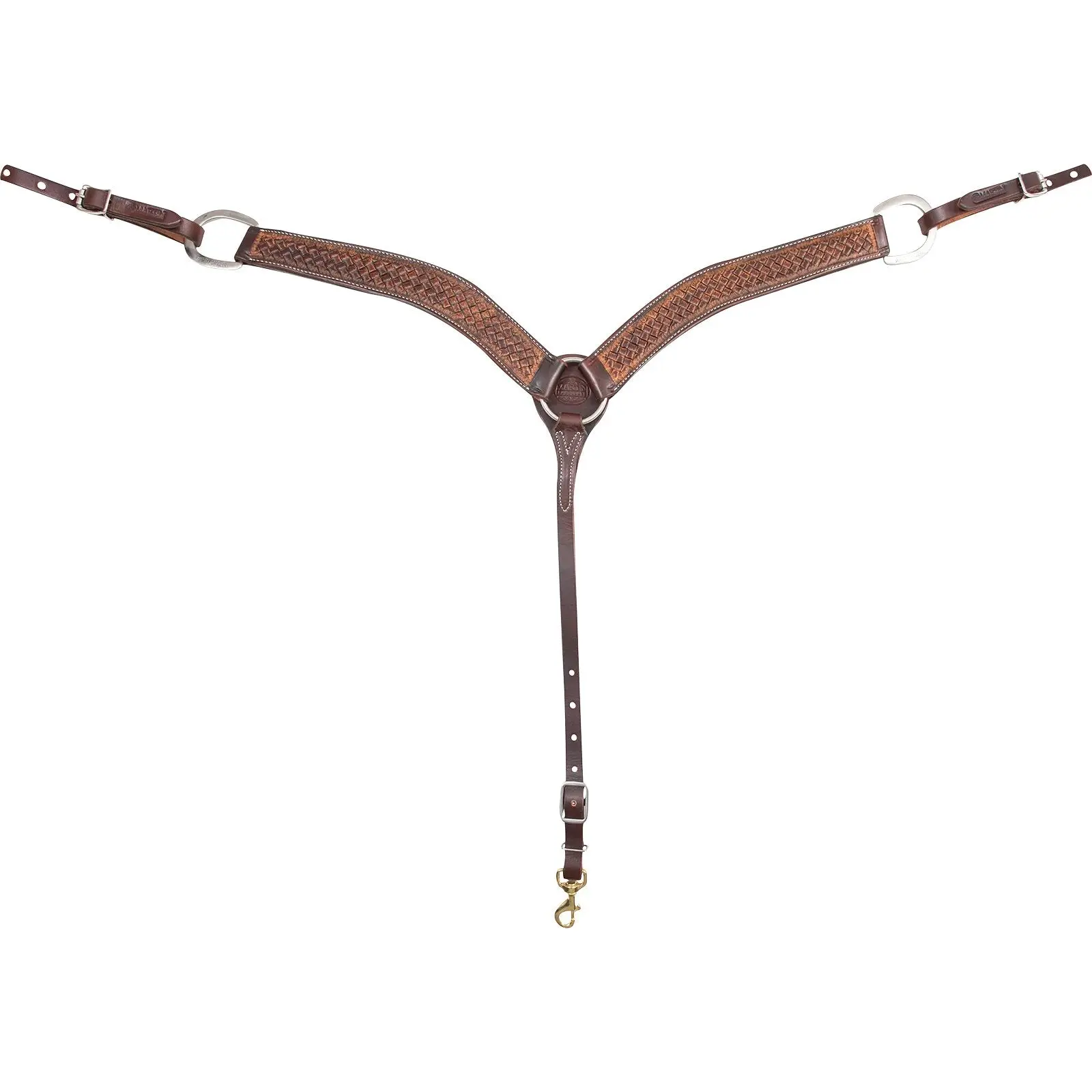 Martin Saddlery Weave Stamped 2" Breast Collar