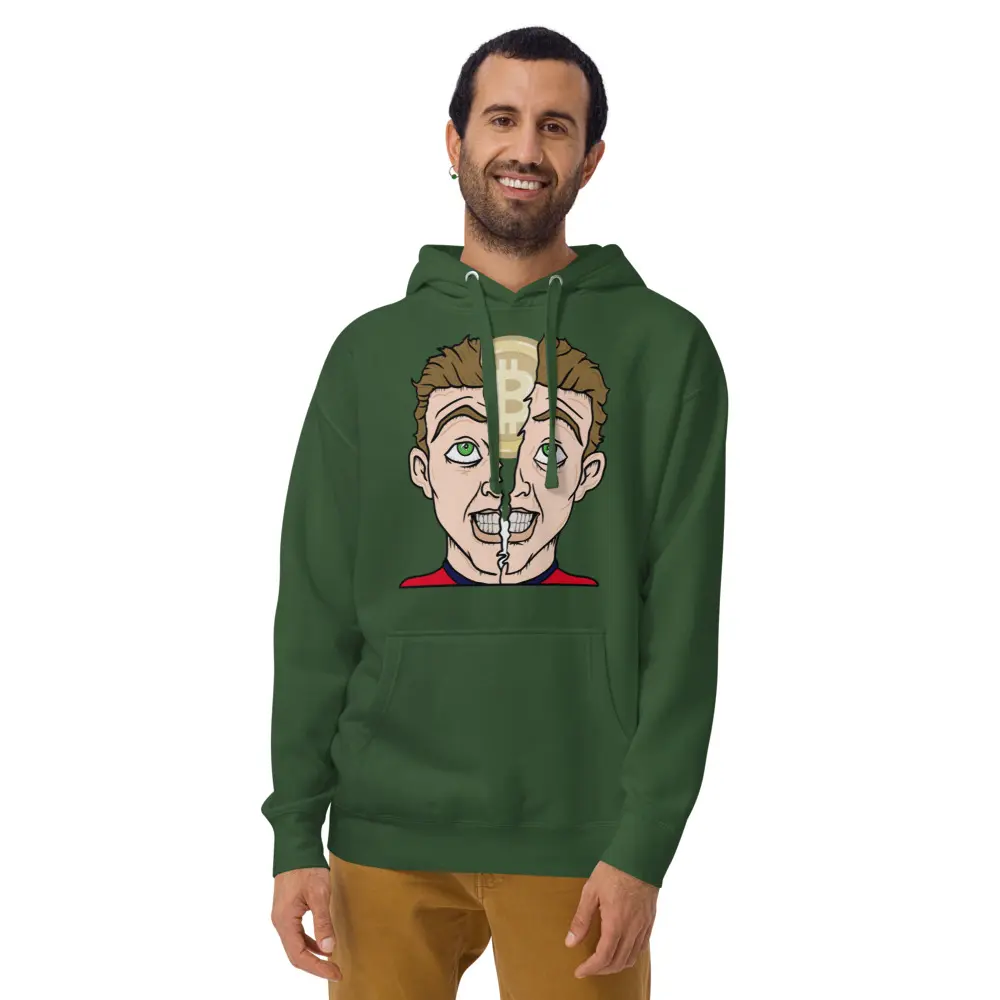 Bitcoin Brain Revelation Hoodie - Iconic Crypto Design, Ultimate Comfort for BTC Fans