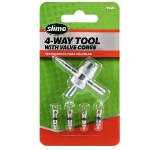 Valve Tool with 4 Valve Cores-Slime 20088