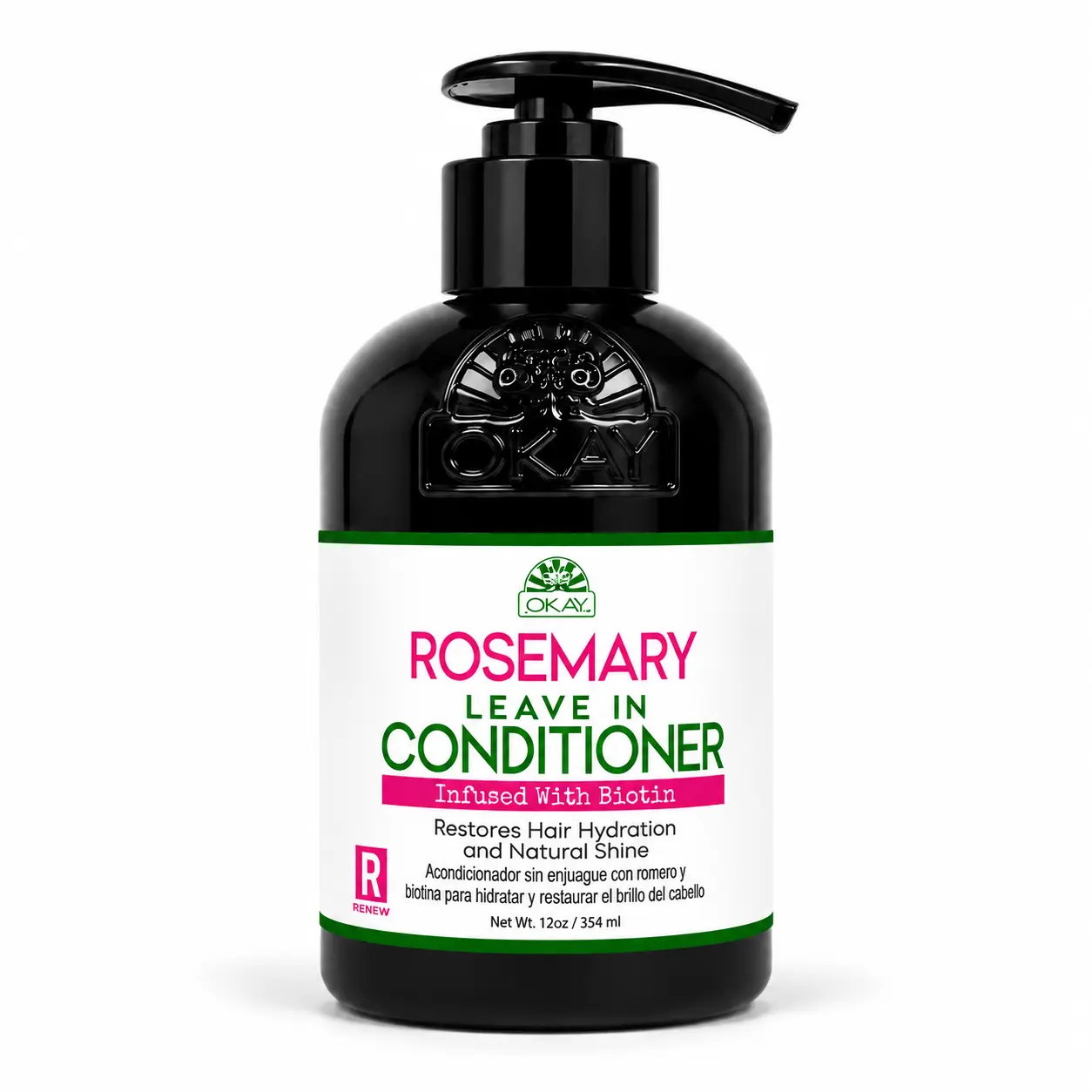 OKAY Rosemary Leave in Conditioner - 12 oz / 354 ml