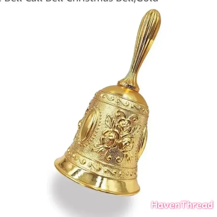 Decorative Bag Charm, Vintage-Style Metal Bell for DIY Crafts, Durable Accessory for Luggage, Purses, and Keychains