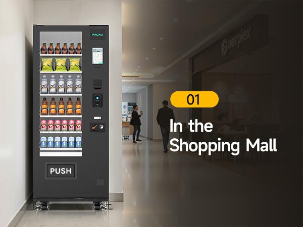 PACAU Commercial Vending Machine for Sale, Refrigerated Vending Machine Snacks and Drinks Combo with Credit Card & NFC Payment, Vending Machine for Home or Office PACAU Commercial Vending Machine for Sale, Refrigerated Vending Machine Snacks and Drinks Combo with Credit Card & NFC Payment, Vending Machine for Home or Office