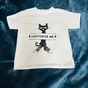Pete The Cat Lobotomize Me Y2K Style Baby Tee