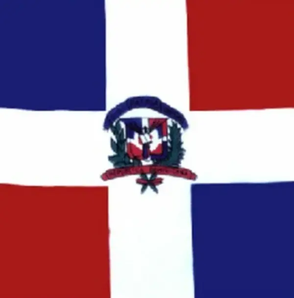 Dominican Republic Flag Square Cotton Bandanas