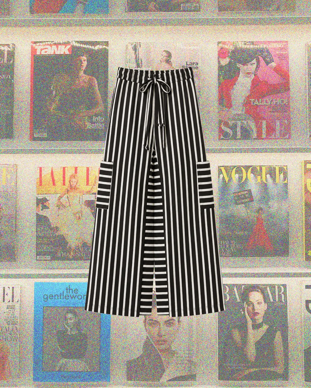 Cookies & Cream Soft Striped Cargos Cookies & Cream Soft Striped Cargos
