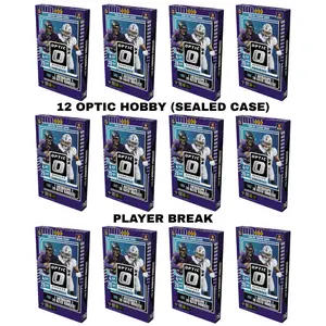 PLAYER BREAK #495 SEALED CASE (x12 BOXES) 2025 Optic Football HOBBY Boxes - Sports Trading Cards