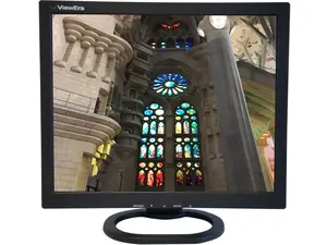 ViewEra V172SV2 Black 17" LCD/LED Video Computer Monitor, 250cd/m2, 1000:1, Composite Video, S-Video, D-Sub