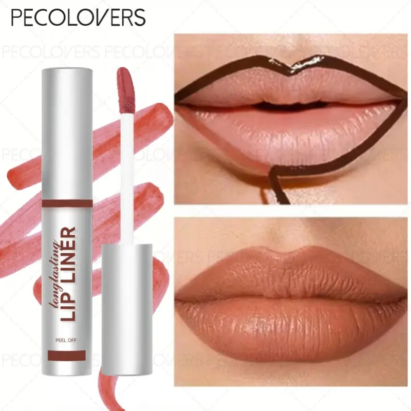 1pc All-in-One Peelable Lip Stain - Matte Velvet Longwear & Hydrating Formula, Moisturizing, Great for Valentine's Day Gifts & Music Festival Essentials, Travel-Friendly Lip Care Instrument - Professional Lip Tint & Liner Pen Cosmetic Makeup