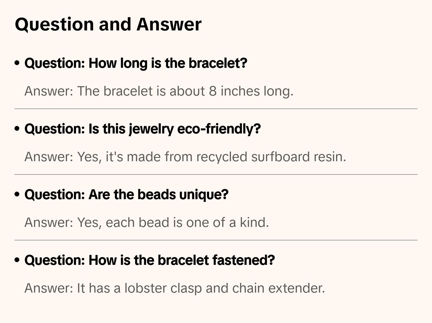 Recycled Surfboard Resin Surfite Bracelet