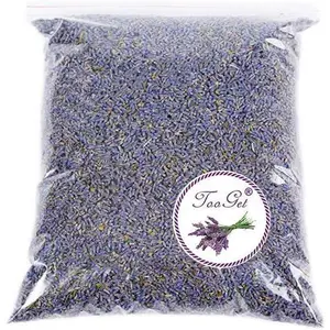 Fragrant Lavender Buds Natural Dried Flowers Wholesale, Ultra Blue Grade - 1/2 Pound Aroma Scent