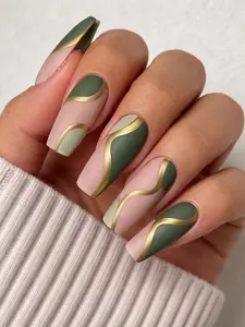 Elegant Design Nail - Stylish Appearance for Casual & Formal Occasions Easy Application Perfect for Fashion-conscious Individuals