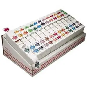 212 MAIN Alphabetic Laminated Peel-Off Wrap-Around Color Code Labels, 1.25in x 1in, 500-Label Roll, Dark Green, 500 Labels