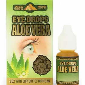 Aloe Vera Eye Drops / Gotas de Ojos Sábila – Natural Soothing Relief with Aloe Extract | Alivio Natural y Refrescante con Extracto de Sábila | 5 mL Dropper Bottle / Frasco con Gotero