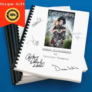 Edward Scissorhands Movie Script Gift