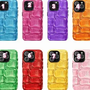 NeeDoh Cool Crush Ice Cube 2D Flat Phone Case, Compatible with iPhone- [Flat Design Image ]