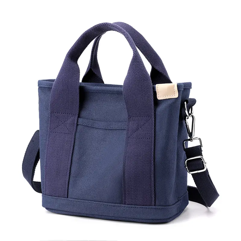 RIVERICH Canvas Shoulder Bag - Small Crossbody Tote with Zipper, Multi-Pocket Handbag for Women Satchel Hobo Messenger Bag, Versatile canvas purse features a secure zip closure and multiple compartments for travel, work, and daily essentials, Work Bags, E