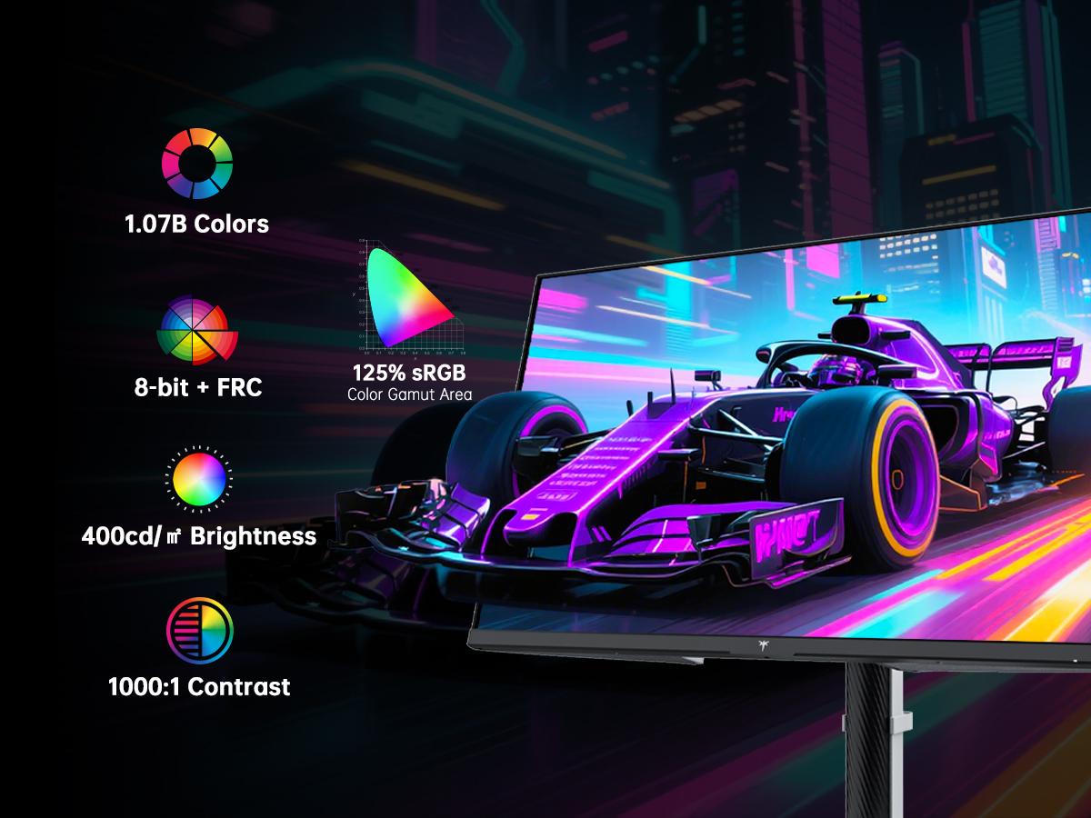 KTC 27" 4K Gaming Monitor, Dual Mode 4K UHD 160Hz & FHD 320Hz, LOGO RGB Light, Fast IPS, HDR400, Adaptive Sync, 90W Type-C, HDMI 2.1 & DP 1.4, Height Adjustment PC Monitor, VESA, KVM Support, H27P6