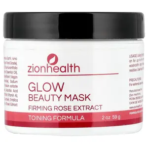 Zion Health Glow Beauty Mask, Firming Rose Extract, 2 oz (56.69 g)