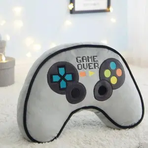 Multicolor 16" 3D Game Controller Plush Figural Pillow, Glow in the Dark, 1 Piece