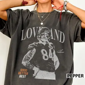 Colston Loveland Football Vintage Comfort Colors Shirt, Chicago Good Better Best Shirt