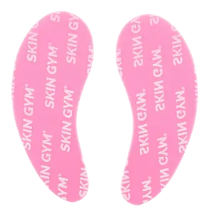 Skin Gym Reusable Eye Patches - Pink Silicone for Comfort and Skin Care