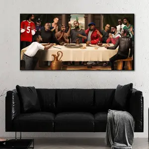 (NO FRAME) The Last Best Rapper Of Hip Hop Poster, Best Rapper Of All Time, Legends Painting Print, Music Home Decor, Urban Art, Pop Culture