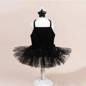 New Black Swan Pet Cat Dog Clothes Little Xiangfeng Princess Puffy Gauze Skirt Small Dog Teddy Bichon