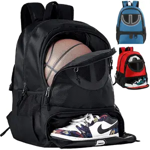 Soccer Backpack,Soccer Bag with Ball Holder, Water resistant Sport Equipment Bags Fit Basketball Volleyball Football