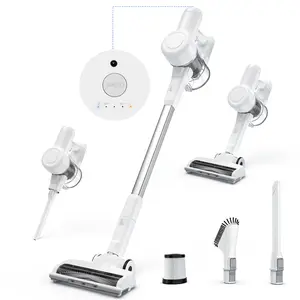 Cordless Vacuum Cleaner Electric Rechargeable Vac Handheld with LED and Powerful Suction Filter Multifunctional