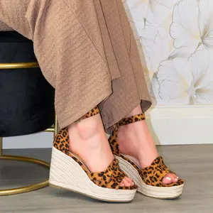 Reagan - Women's Platform Spadrille Wedges, Comfortable Walking Shoes