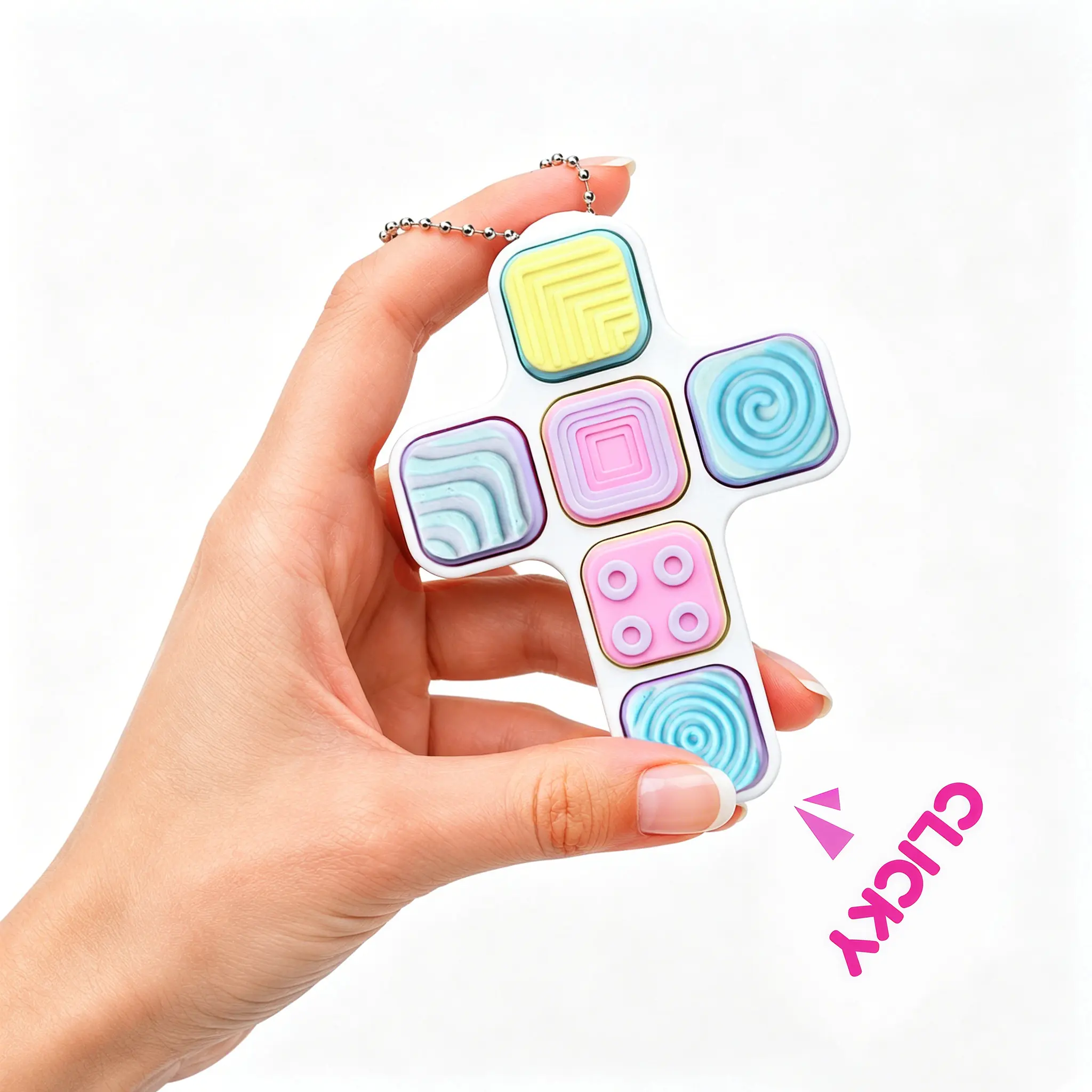 3-pack 3D stress relief toys, adult keyboard key toys, portable mechanical keyboard stress relief toys, fun keyboard block keys, adult stress relief gifts, time