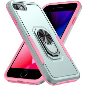 Suitable for iPhone 7/8 SE (2022) SE (2020) 7 8 7/8/SE2/SE3 All-inclusive comes with 360° bracket Protective hard mobile phone case Cover