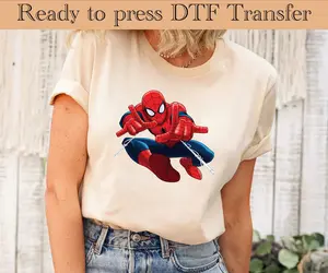 Spiderman DTF Transfer,Super hero Dtf, Spiderman DTF, Hero Transfer, Spiderman mask Ready To Press, Spring Transfer