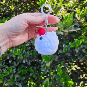Crochet Keychains for Chicken Lovers