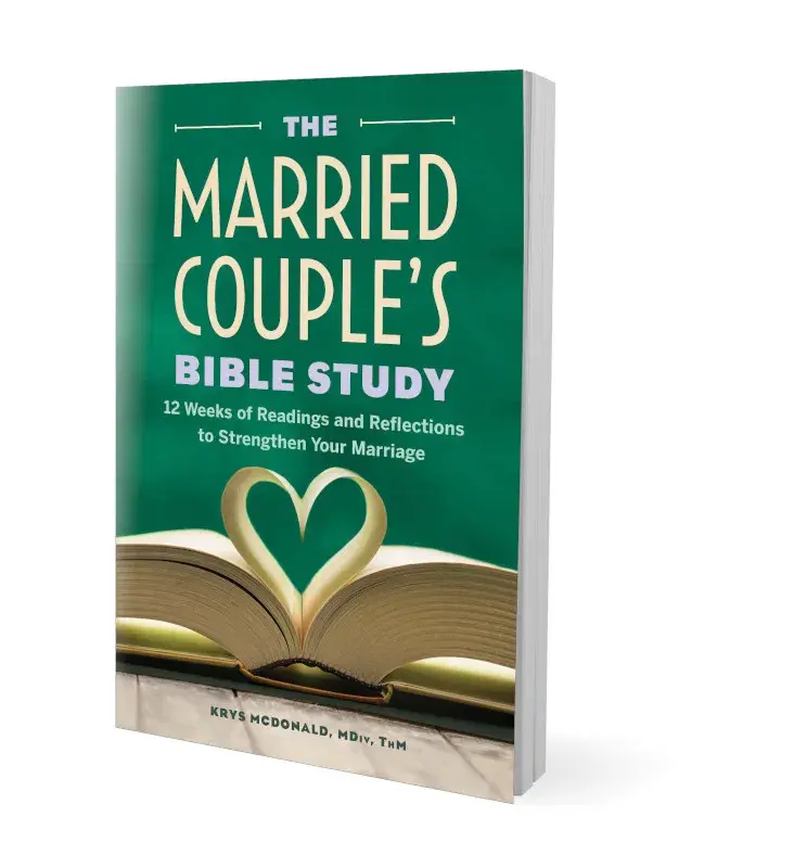 Married Couples Bible Study Paperback Book - 12-Week Christian Devotional for Marriage, Prayers, Reflective Prompts, Scripture, Discussion Questions to Strengthen Marriage, Commentary on Issues, Apply Biblical Lessons to Everyday Life by Krys McDonald